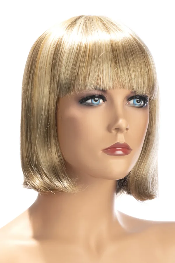 Perruque Sophie blonde avec mèches - 94edenstreet.com - sexshop en ligne