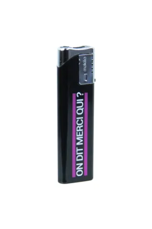 Briquet noir Jacquie et Michel - 94edenstreet.com - sexshop en ligne