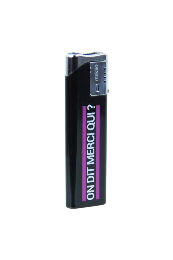 Briquet noir Jacquie et Michel - 94edenstreet.com - sexshop en ligne