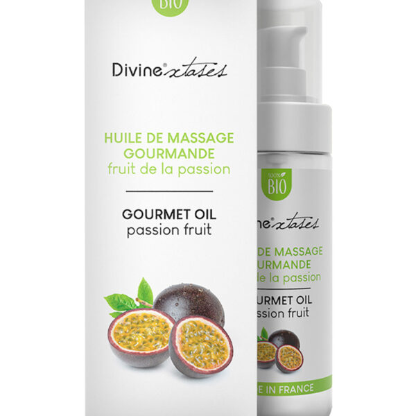 Huile de massage gourmande fruit de la passion – Divinextases