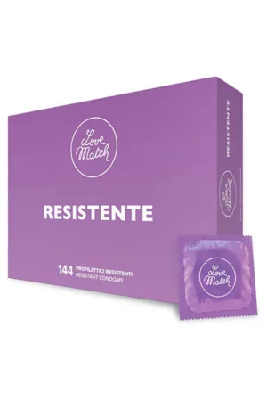 144 Préservatifs résistants Love Match - 94edenstreet.com - sexshop en ligne