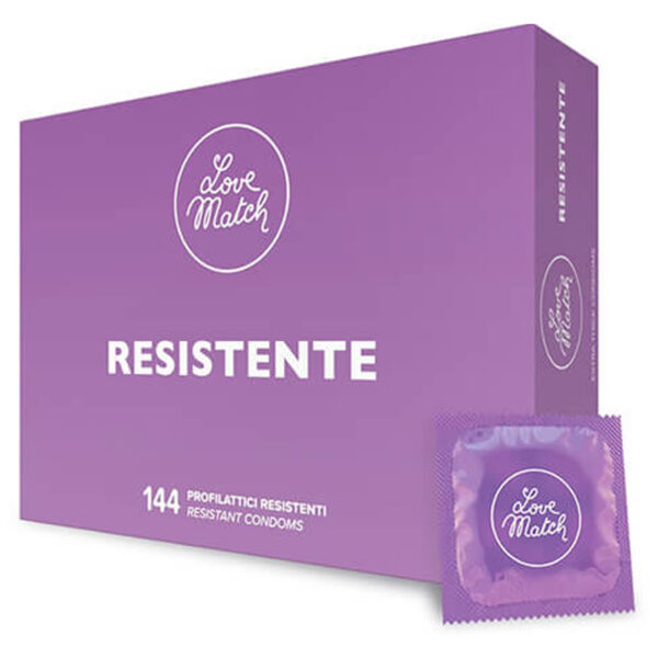 144 Préservatifs résistants Love Match