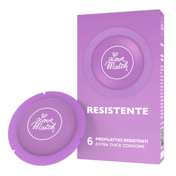 6 Préservatifs résistants Love Match