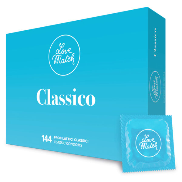 144 Préservatifs classiques Love Match