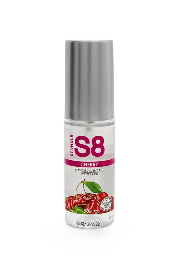 Lubrifiant parfumé cerise 50ml – S8 - 94edenstreet.com - sexshop en ligne