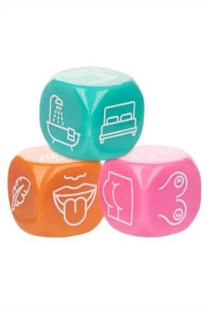 3 dés coquins Roll With It – CalExotics - 94edenstreet.com - sexshop en ligne