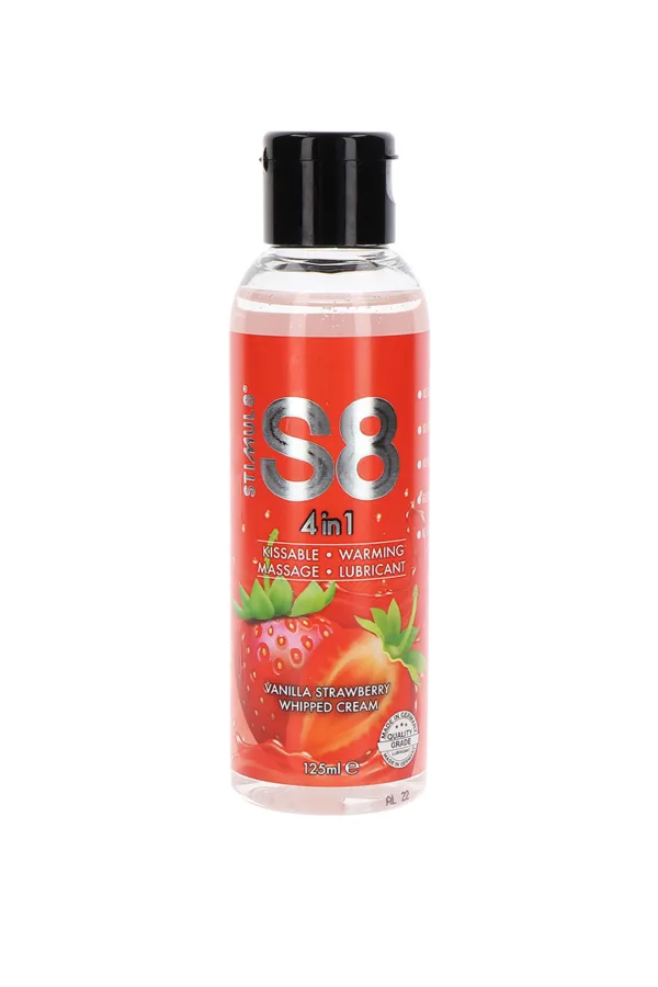 Lubrifiant S8 4 en 1 gout fraise - 94edenstreet.com - sexshop en ligne
