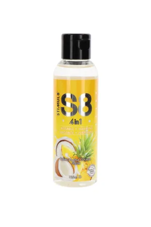 Lubrifiant S8 4 en 1 gout Tropical Pina Colada - 94edenstreet.com - sexshop en ligne