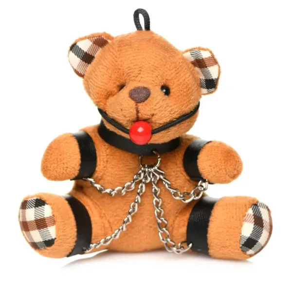Porte-clés Teddy Bear bâillonné