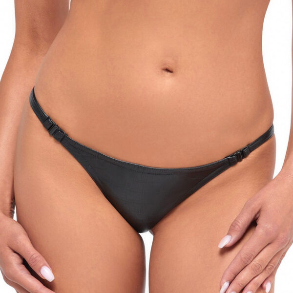 String stripper P012 wetlook effet croco