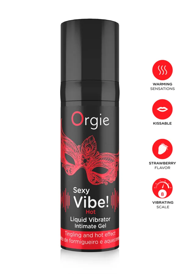 Gel d’excitation Sexy Vibe Hot Liquid Vibrator - 94edenstreet.com - sexshop en ligne