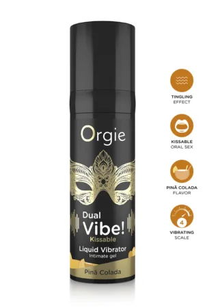 Gel d’excitation Dual Vibe Pina Colada Liquid Vibrator - 94edenstreet.com - sexshop en ligne