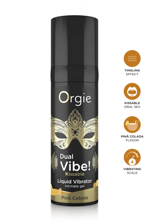Gel d’excitation Dual Vibe Pina Colada Liquid Vibrator - 94edenstreet.com - sexshop en ligne