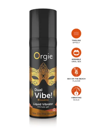 Gel d’excitation Dual Vibe Sex On The Beach Liquid Vibrator - 94edenstreet.com - sexshop en ligne