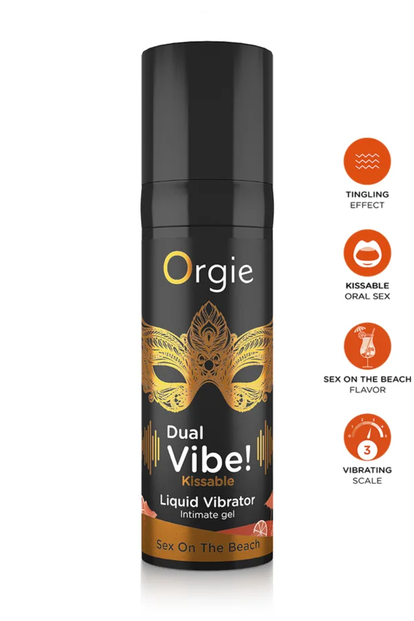 Gel d’excitation Dual Vibe Sex On The Beach Liquid Vibrator - 94edenstreet.com - sexshop en ligne