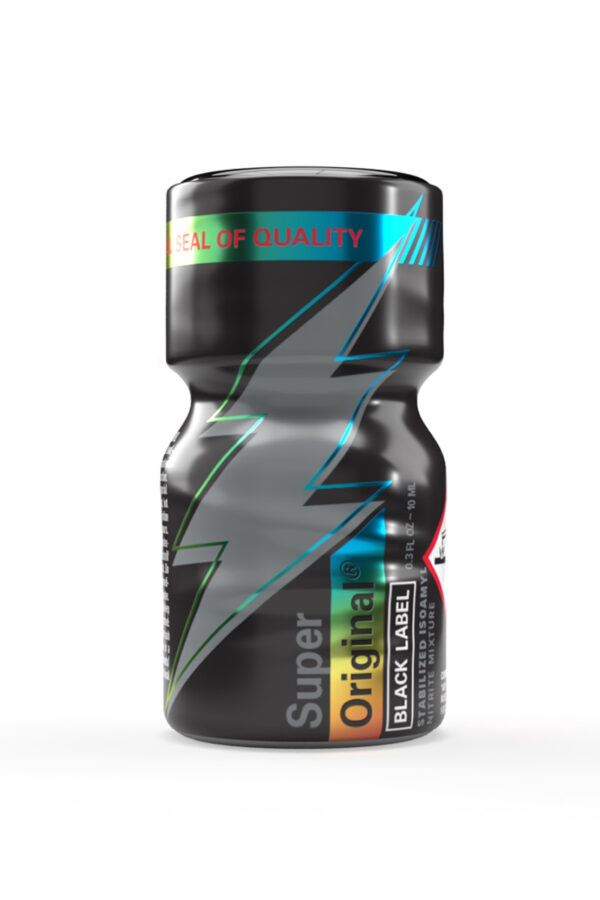 Poppers Super Original Black Label 10ml - 94edenstreet.com - sexshop en ligne