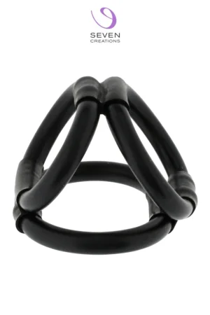 Cock Cage Tri ring - 94edenstreet.com - sexshop en ligne