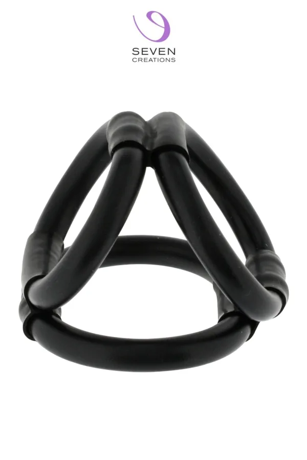 Cock Cage Tri ring - 94edenstreet.com - sexshop en ligne