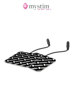 Electrodes carrées auto-adhésives – Mystim - 94edenstreet.com - sexshop en ligne