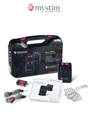 Malette électro-stimulation Pure Vibes 3 fonctions – Mystim - 94edenstreet.com - sexshop en ligne