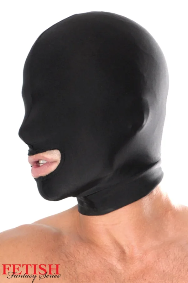 Cagoule spandex bouche ouverte - 94edenstreet.com - sexshop en ligne