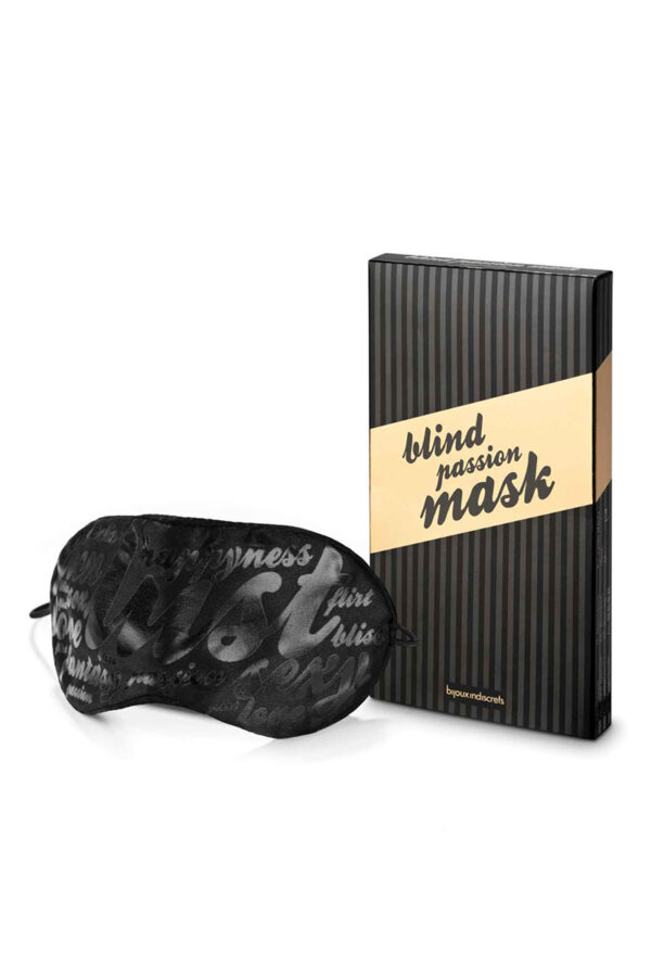 Blind Passion Mask – Bijoux Indiscrets - 94edenstreet.com - sexshop en ligne