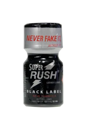 Poppers Super Rush Black Label 10ml - 94edenstreet.com - sexshop en ligne