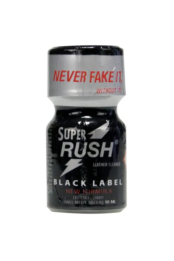Poppers Super Rush Black Label 10ml - 94edenstreet.com - sexshop en ligne