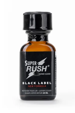 Poppers Super Rush Black Label 24 ml - 94edenstreet.com - sexshop en ligne