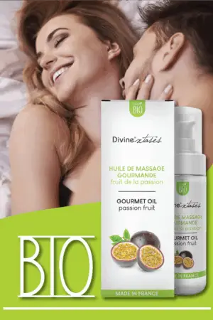 Huile de massage gourmande fruit de la passion - Divinextases