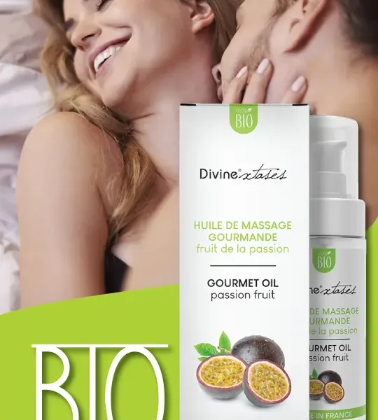 Huile de massage gourmande fruit de la passion – Divinextases