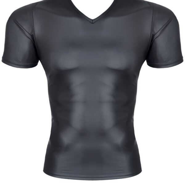 T-shirt wetlook noir – Regnes