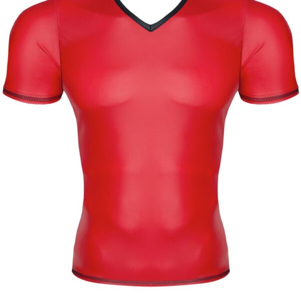 T-shirt wetlook rouge – Regnes