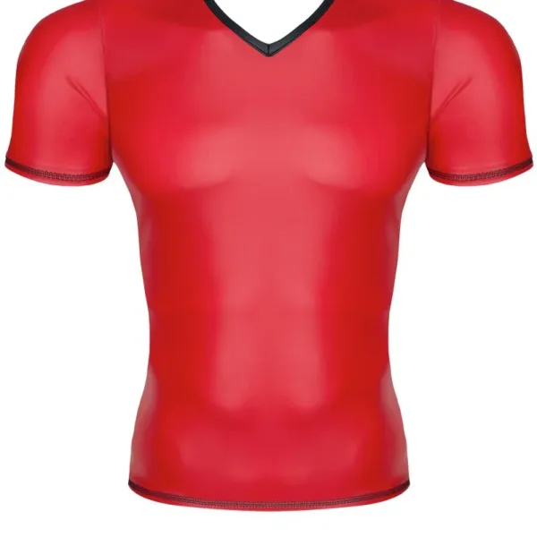 T-shirt wetlook rouge – Regnes