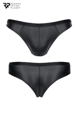 Slip noir wetlook – Regnes - 94edenstreet.com - sexshop en ligne