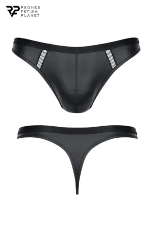 String wetlook noir – Regnes - 94edenstreet.com - sexshop en ligne