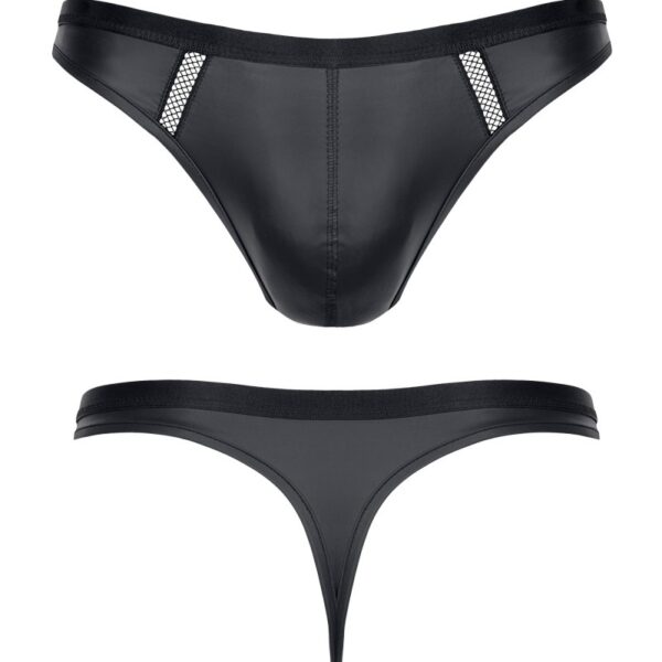 String wetlook noir – Regnes