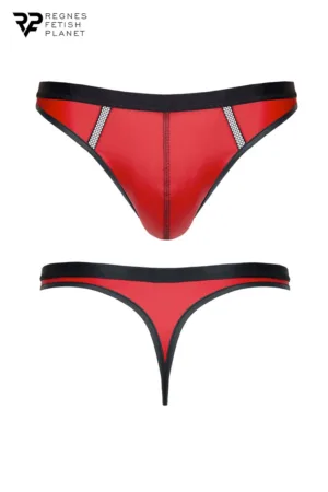 String en wetlook rouge – Regnes - 94edenstreet.com - sexshop en ligne