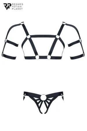 Ensemble harnais et jockstrap ouvert – Regnes - 94edenstreet.com - sexshop en ligne
