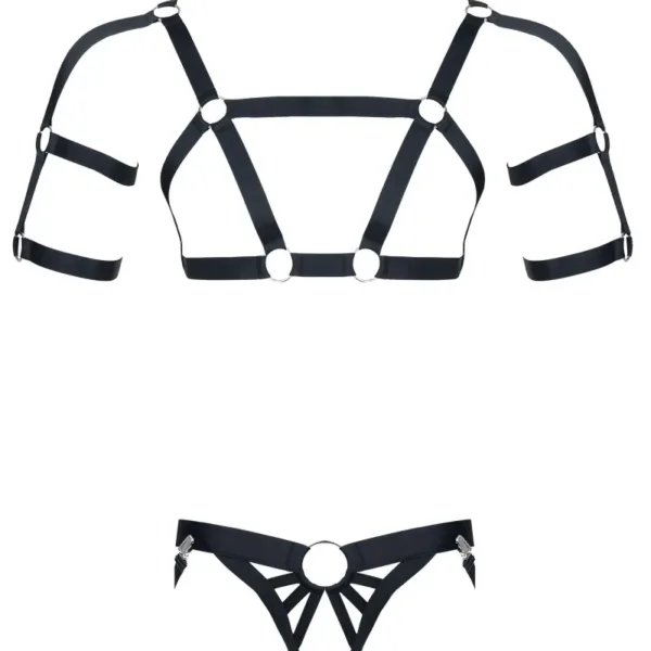 Ensemble harnais et jockstrap ouvert – Regnes
