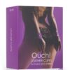 Menottes Premium en cuir violet – Ouch - 94edenstreet.com - sexshop en ligne
