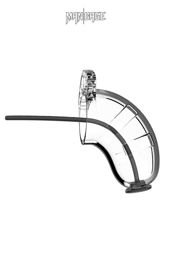 Cage de chasteté 6,5cm avec plug d'urètre - ManCage 15 – Image 2