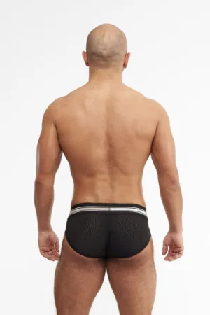 Slip Urban Amsterdam noir – Mister B - 94edenstreet.com - sexshop en ligne