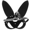 Masque bunny simili cuir réglable – Fetish Tentation - 94edenstreet.com - sexshop en ligne