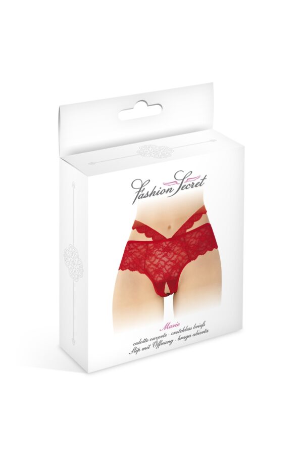 Culotte ouverte rouge Marie - Fashion Secret – Image 2