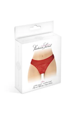 Tanga rouge ouvert Ava – Fashion Secret - 94edenstreet.com - sexshop en ligne