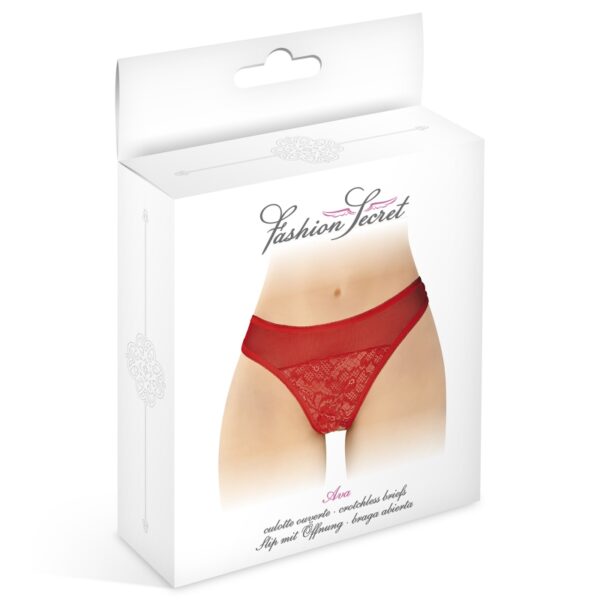 Tanga rouge ouvert Ava – Fashion Secret