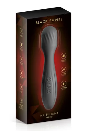 Vibromasseur wand My Sultana – Black Empire - 94edenstreet.com - sexshop en ligne