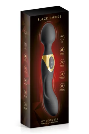 Vibromasseur wand 2 en 1 My Goddess – Black Empire - 94edenstreet.com - sexshop en ligne