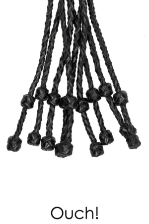 Fouet court 9 lanières – Ouch! - 94edenstreet.com - sexshop en ligne